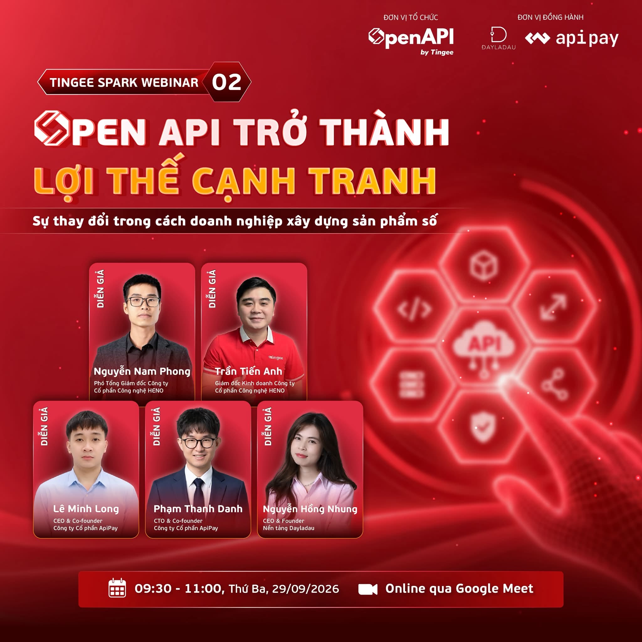 Gần 100 doanh nghiệp tham dự webinar “Open API trở thành lợi thế cạnh tranh: Sự thay đổi trong cách doanh nghiệp xây dựng sản phẩm số”